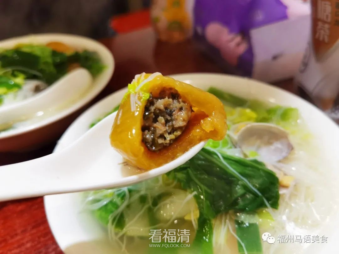 番薯丸配花蛤汤(看福清原帖「三姐妹番薯丸」段落的配图)